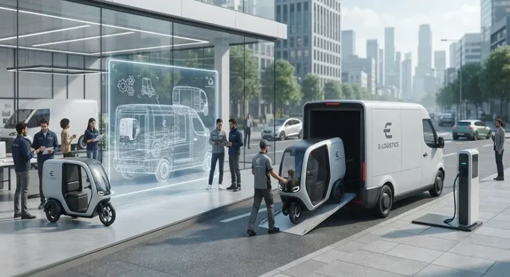 Designing Electric Commercial Delivery Vehicles with Integrated Last-Mile Micro-Mobility Pods