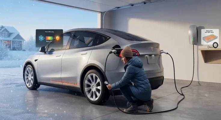 How to Prevent Electric Vehicle Battery Range Loss in Cold Winter Weather