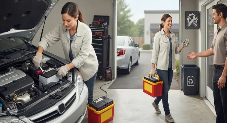 How to Safely Change a Dead 12V Car Battery at Home and Return Your Core Charge